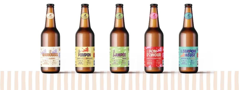 Bières artisanales de la Brasserie des Pachas